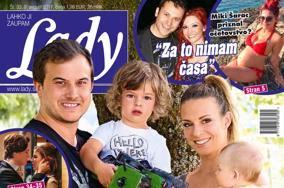 Anže Zavrl (Gadi): "Naša Lana začne takoj migati, ko zasliši kakšno poskočno polko." Več v novi Lady! (foto: revija Lady)