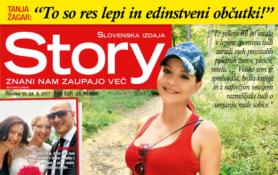 Tanja Žagar že ureja otroško sobico! Več v novi Story! (foto: Revija Story)