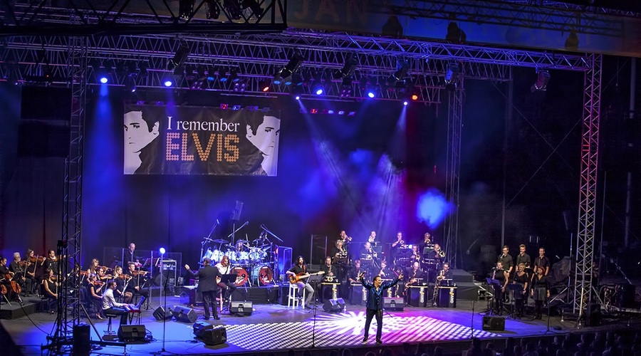 Bleščeči koncert ob 40-letnici smrti kralja rock & rolla  'I remember Elvis' (foto: Dare Brenko)