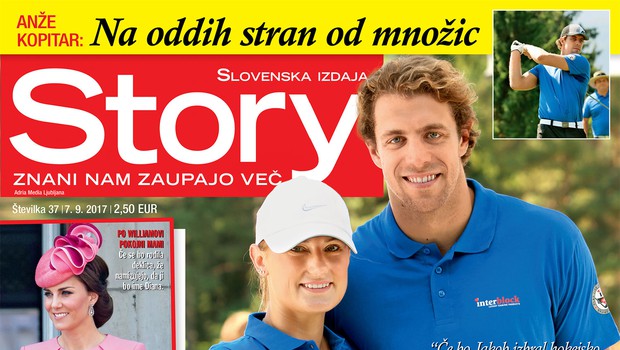 Anže in Ines Kopitar: Prve počitnice z malim Jakobom! Več v novi Story! (foto: Revija Story)