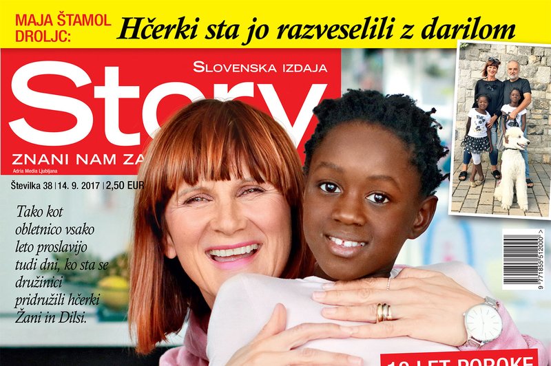 V novi Story ne zamudite: 10. obletnica poroke Maje Štamol Droljc! (foto: Revija Story)