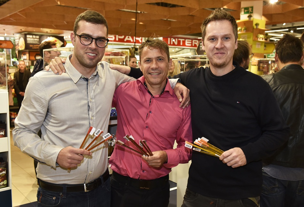 Ekipa Medenke: Damjan Veber, Aljaž Tršar, Miha Jedlovčnik. 