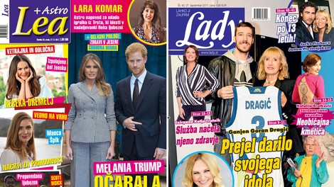 Lady: Ganjen Goran Dragić prejel darilo svojega idola! Lea: Melania Trump očarala princa Harryja!