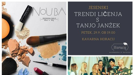 Jesenski trendi ličenja s Tanjo Janžek in kozmetiko Nouba