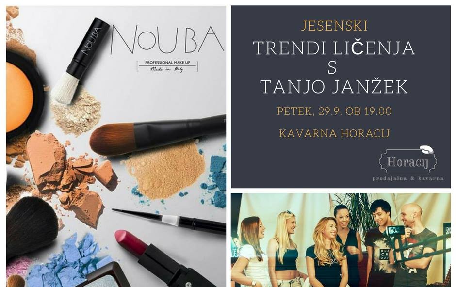 Jesenski trendi ličenja s Tanjo Janžek in kozmetiko Nouba (foto: Horacij)