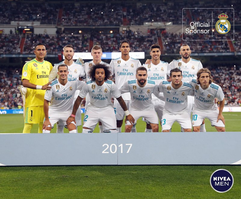 Španski nogometni klub Real Madrid ima novega močnega partnerja! (foto: Nivea Press)