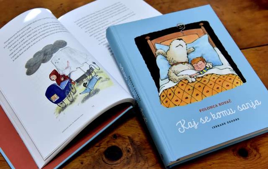 Vse najlepše izbrane otroške zgodbe Polonce Kovač v eni knjigi! (foto: Tamino Petelinšek/STA)