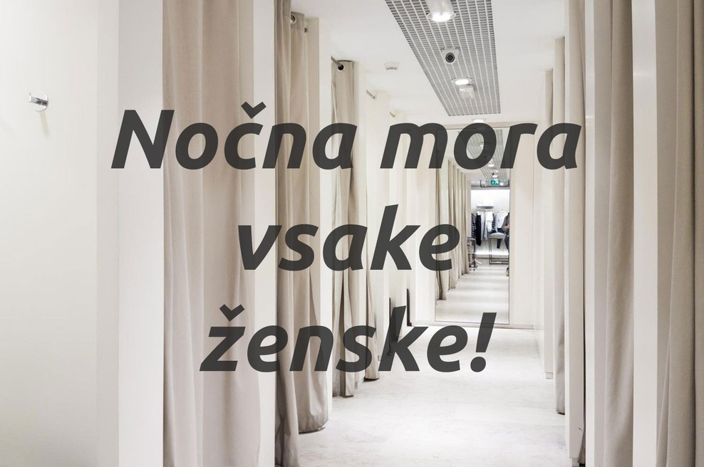 Majhne kabine za pomerjanje oblek - mora vsake ženske! (foto: Profimedia)