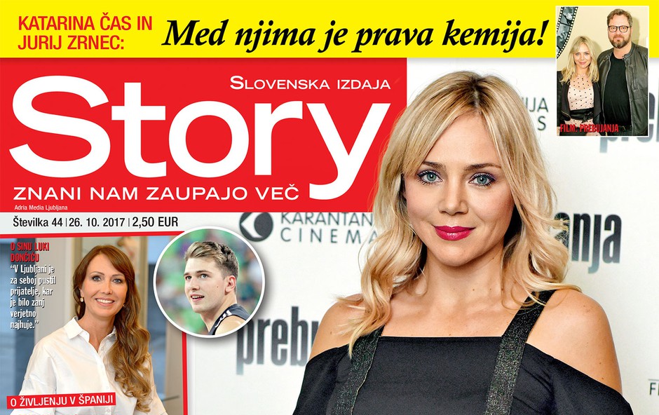 Katarina Čas za novo Story: "Bolj se zavedam minljivosti!" (foto: Revija Story)