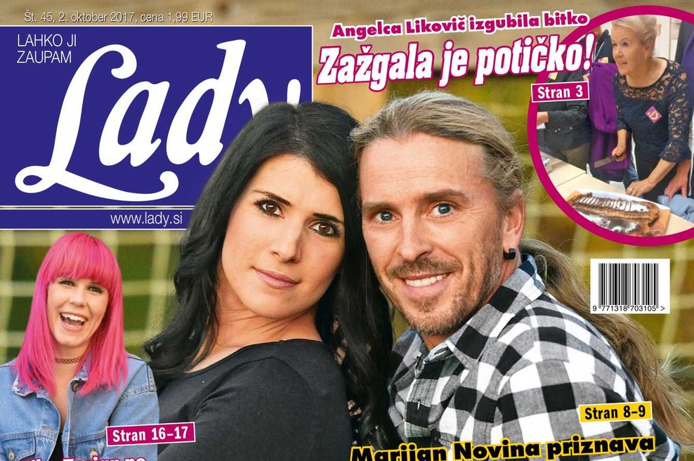 Marjan Novina priznava: Brez Petre ne bi zdržal! Več v novi Lady! (foto: Lady)