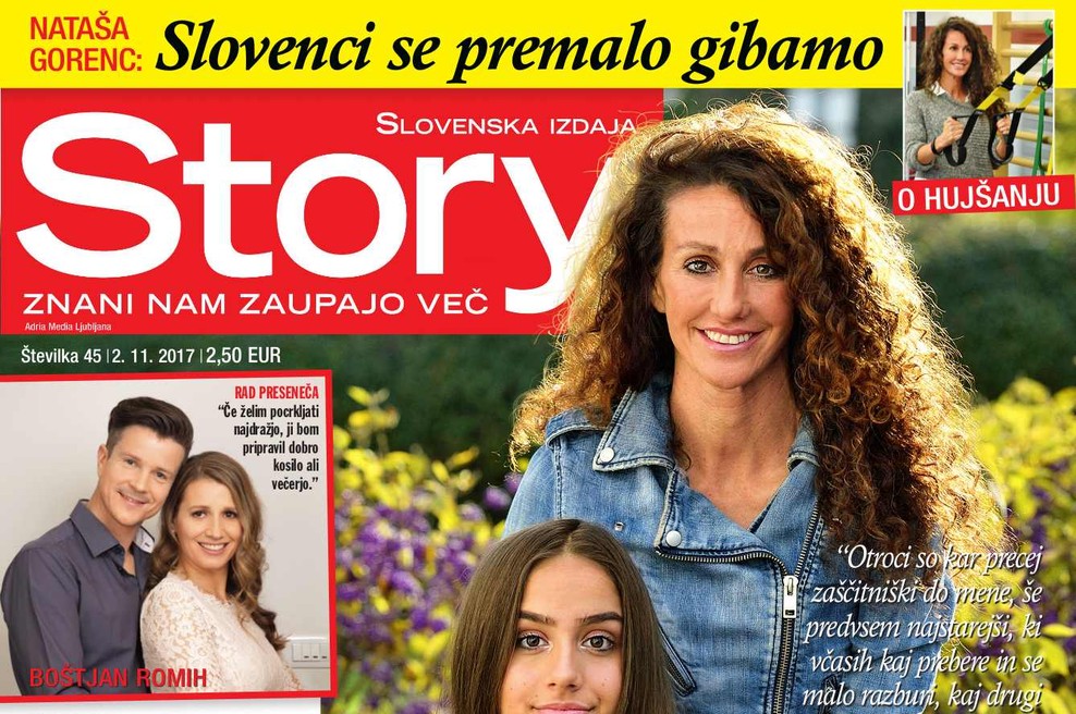 Nataša Gorenc: Slovenci se premalo gibamo! Več v novi Story (foto: Story)
