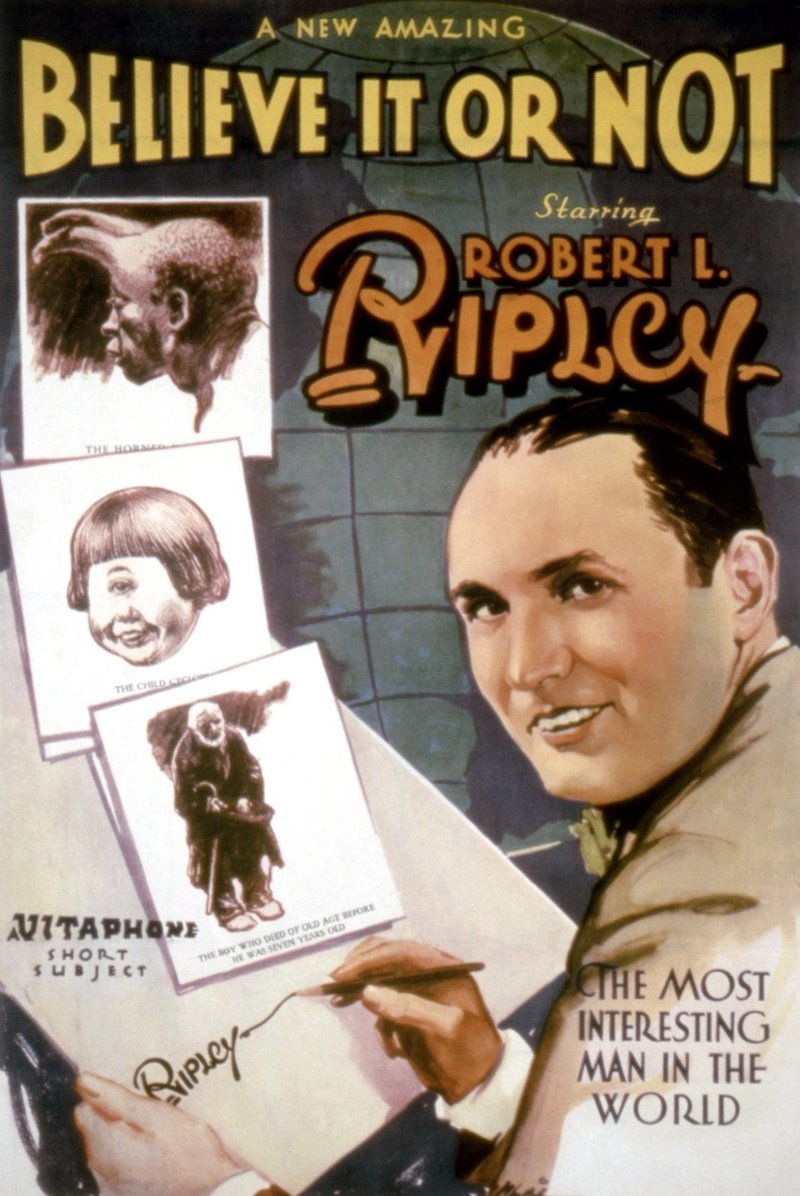 Ripleyjev slavni rek 'Saj ni res, pa je!' v stotinah neverjetnih zgodb iz celega sveta! (foto: profimedia)