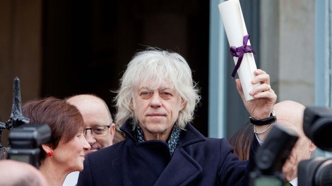 Bob Geldof protestno vrnil naziv častnega občana Dublina