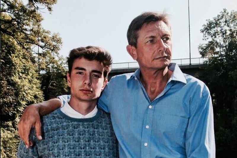 Sin predsednika Pahorja zapustil Slovenijo (foto: Instagram/Luka Pečar Pahor)