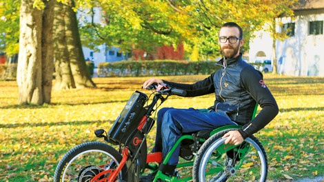 Gal Jakič: Vsakdanjika si brez vozička ne predstavlja več