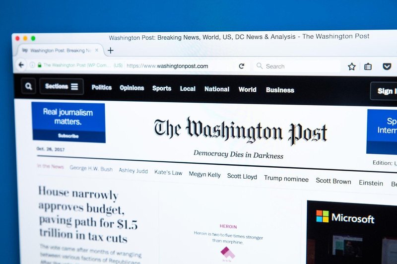 Spodletel poskus, da bi prevarali novinarje Washington Posta (foto: profimedia)