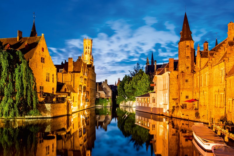 Mesto Brugge velja za belgijske Benetke (foto: Shutterstock)