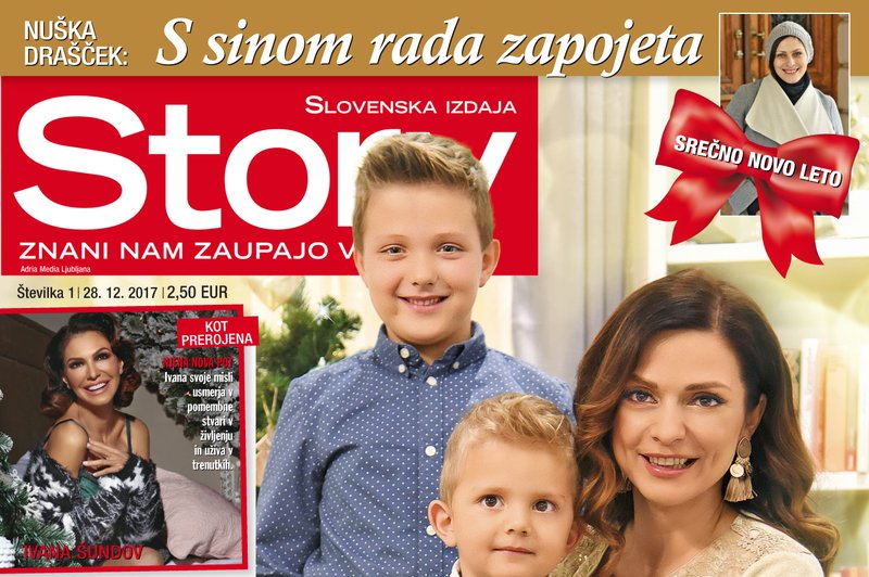 Natalija Verboten za novo Story: Otroka sta na prvem mestu (foto: Revija Story)