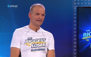 Poglejte si, koliko po koncu šova The Biggest Loser Slovenija tehta Bojan Papež