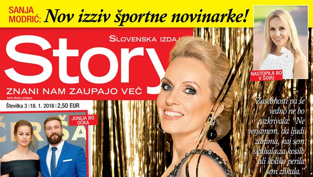 Nov izziv za Sanjo Modrič: Nastopila bo v šovu! Več v novi Story (foto: revija Story)