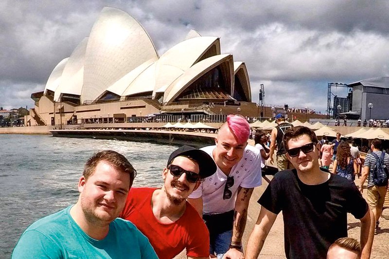 Poskočni muzikanti na turneji spoznavali Avstralijo (foto: Osebni arhiv)