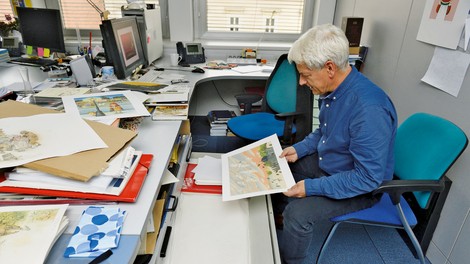 Pavle Učakar, slikar in urednik: Delati knjige za otroke je velika stvar