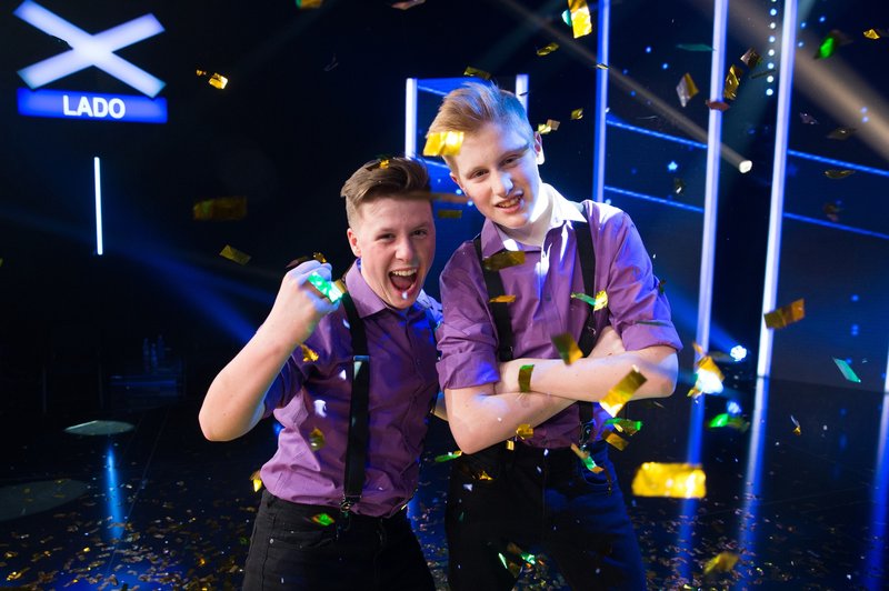 Timotej in Lenart (Slovenija ima talent): "Ne bodite se pokazati svojih talentov!" (foto: Wild Art / Pop Tv)