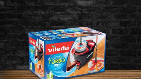 Vileda Turbo mop med zmagovalci Produkta leta 2018!