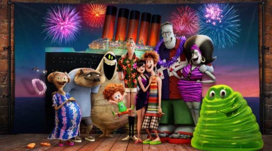 Ko se vampirji zaljubijo in netopirji padajo z neba: 'Hotel Transilvanija 3: Vsi na morje!' (foto: Karantanija Cinemas)