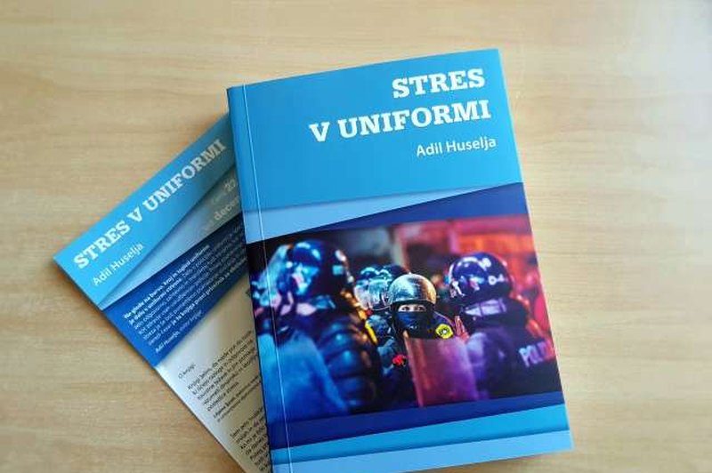 Kriminalist Adil Huselja o stresu v knjigi Stres v uniformi (foto: STA)