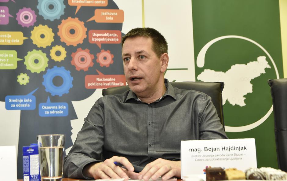 Mag. Bojan Hajdinjak, direktor javnega zavod Cene Štupar, centra za izobraževanje Ljubljana (foto: Press)