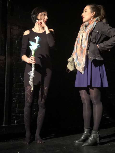Zala Djurić z Gajo Višnar newyorški publiki predstavila komedijo Doorman (foto: Robi Poredoš/STA)