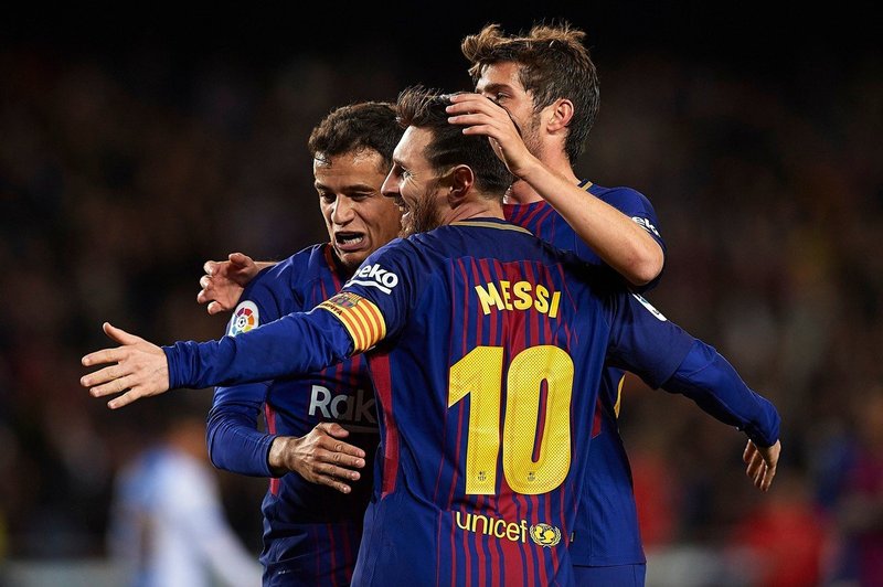 Znanost prav resno zanima, kako zelo se trese Barcelona, ko pošlje žogo v mrežo Lionel Messi (foto: profimedia)