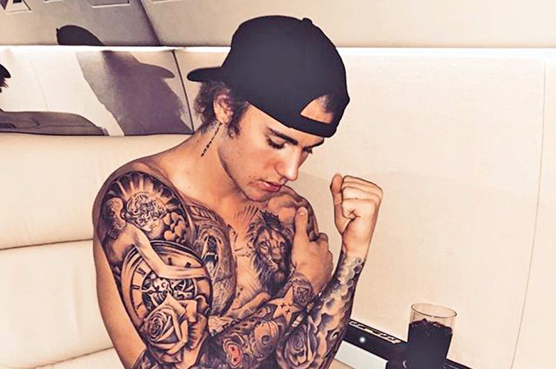 Justin Bieber je odvisen od tetovaž (foto: Profimedia)