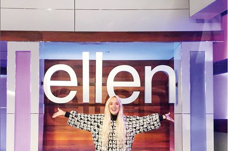 Nika Kljun je nastopila pri Ellen DeGeneres! (foto: instagram)