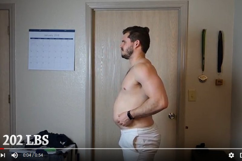 YouTuber šokiral z videom o svoji trimesečni fitnes transformaciji! (foto: YouTube)