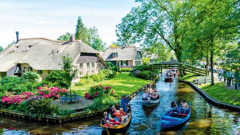 Nizozemski kraj Giethoorn – vodna vas