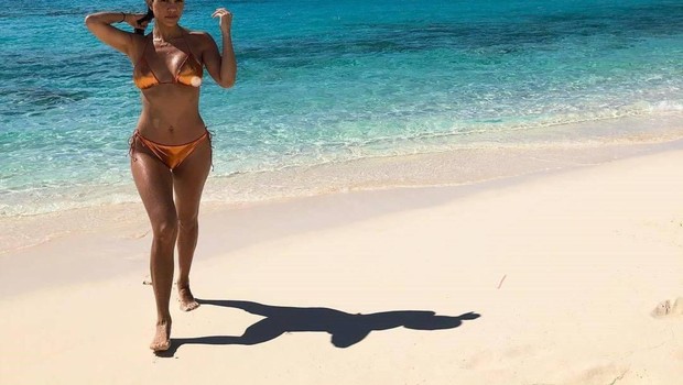 Kourtney Kardashian tehta zgolj 44 kilogramov (foto: Profimedia)