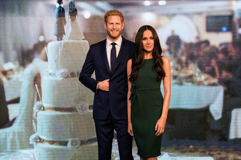 Meghan Markle in princ Harry dobila svoji voščeni lutki (foto: Profimedia)