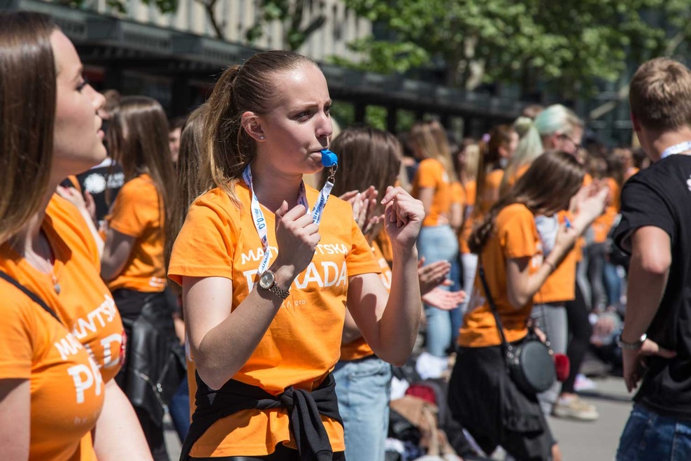 FOTOGALERIJA: Maturantska četvorka sredi prestolnice in po drugih slovenskih mestih