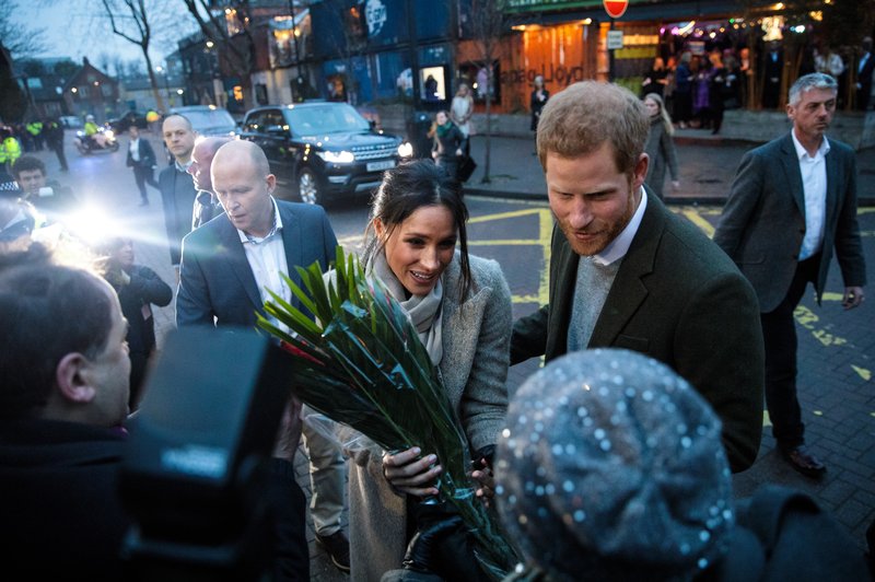 Meghan in Harry (foto: Operation Royal Wedding Press)