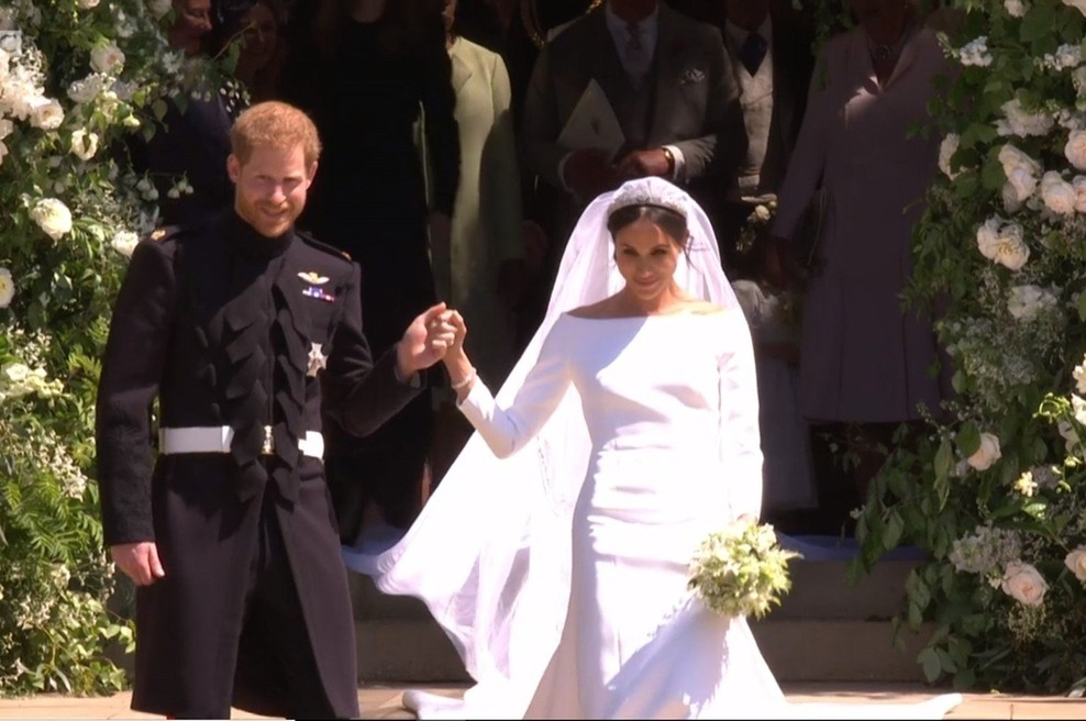 Kaj je princ Harry rekel Meghan Markle, ko jo je videl pred oltarjem? (foto: Profimedia)
