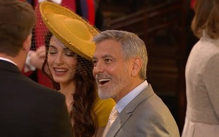 George Clooney na kraljevi poroki gostom točil svojo tekilo
