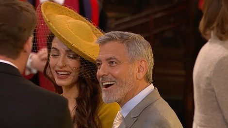 George Clooney na kraljevi poroki gostom točil svojo tekilo