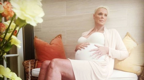 Brigitte Nielsen petič noseča pri 55 letih