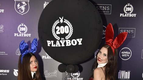 Kaj vse se je dogajalo na zabavi ob izidu 200. številke slovenskega Playboya