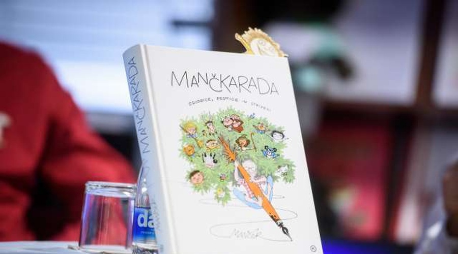 Jagodni izbor ilustracij in stripov legendarnega Marjana Mančka v Mančkaradi! (foto: Nebojša Tejić/STA)