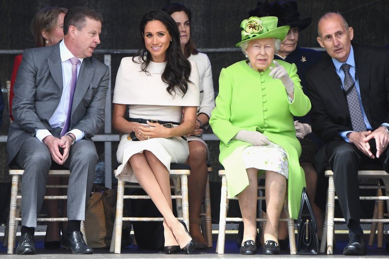 Meghan Markle se je na dogodku s kraljico nekoliko dolgočasila (foto: Profimedia)