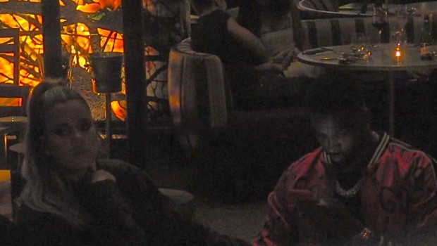 Khloe Kardashian na večerji s Tristanom Thompsonom kazala žalosten obraz (foto: Profimedia)