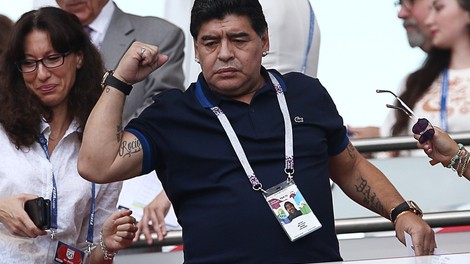Maradona bi brezplačno treniral Argentince, če bi mu zveza to dovolila!